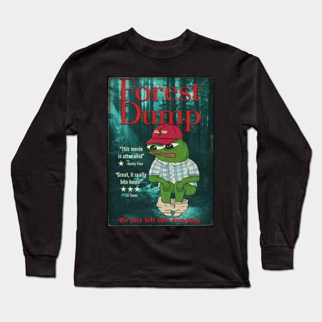 Forest Dump Long Sleeve T-Shirt by Emperor Frenguin